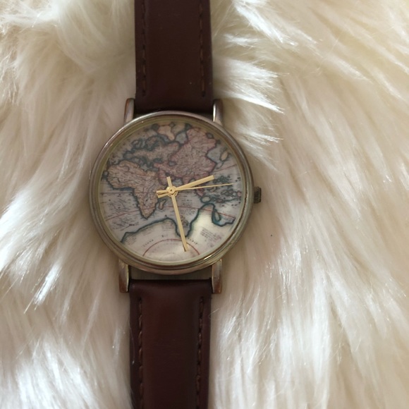 Steampunk Globe Earrings and Watch - Picture 3 of 4